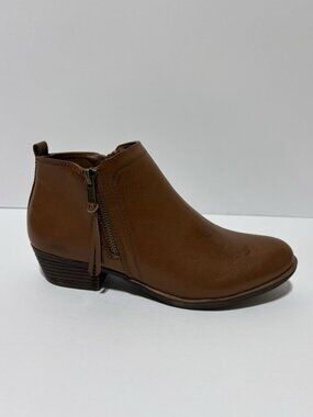 Rampage Women’s Tarragon Ankle Booties Brown, Size 7.5 M